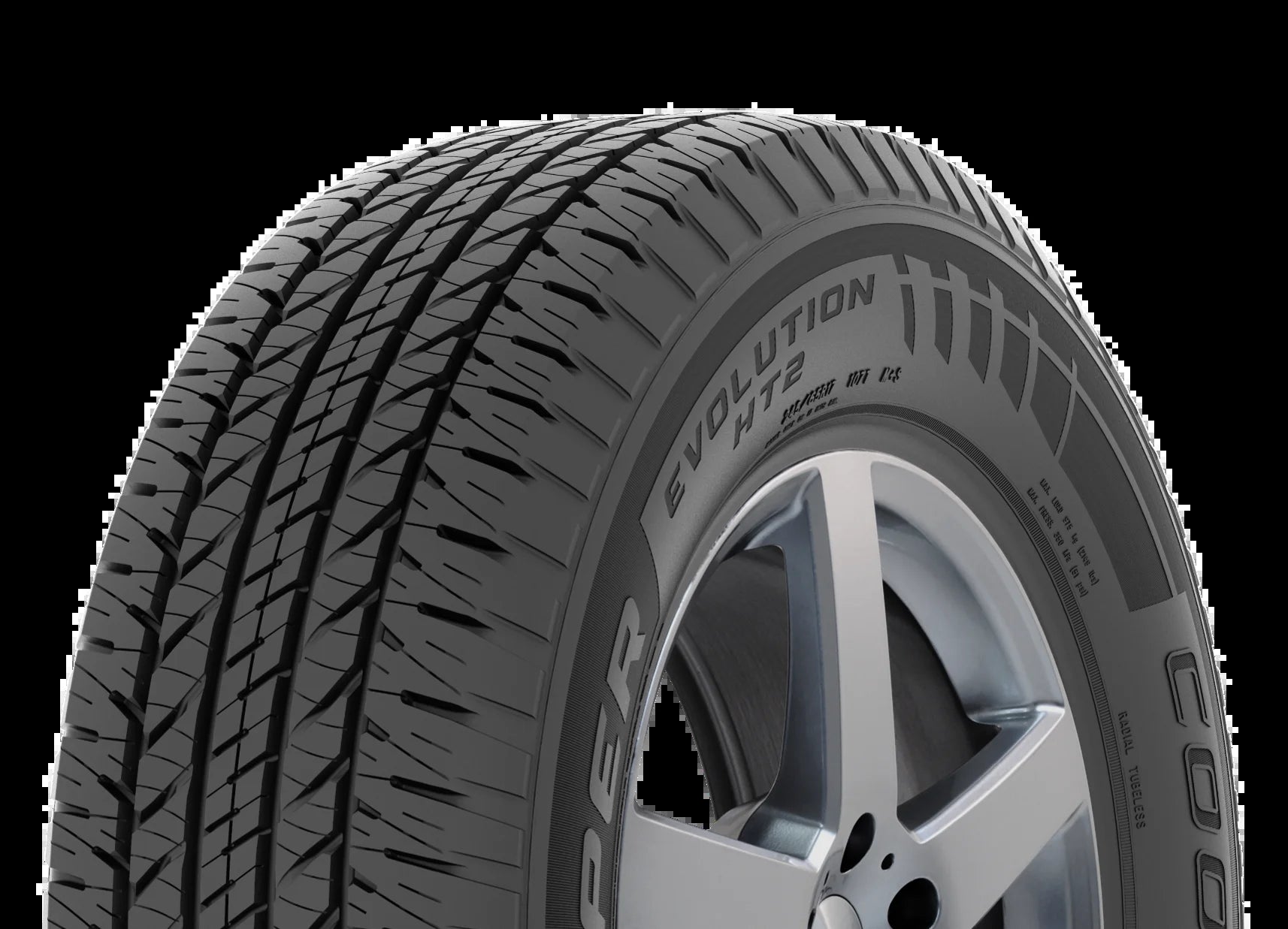 Evolution HT2 245/65R17 107T Passenger/Truck/Suv Tire Fits: 2004 Jeep Grand Cherokee Overland, 2019 Jeep Cherokee Trailhawk Elite
