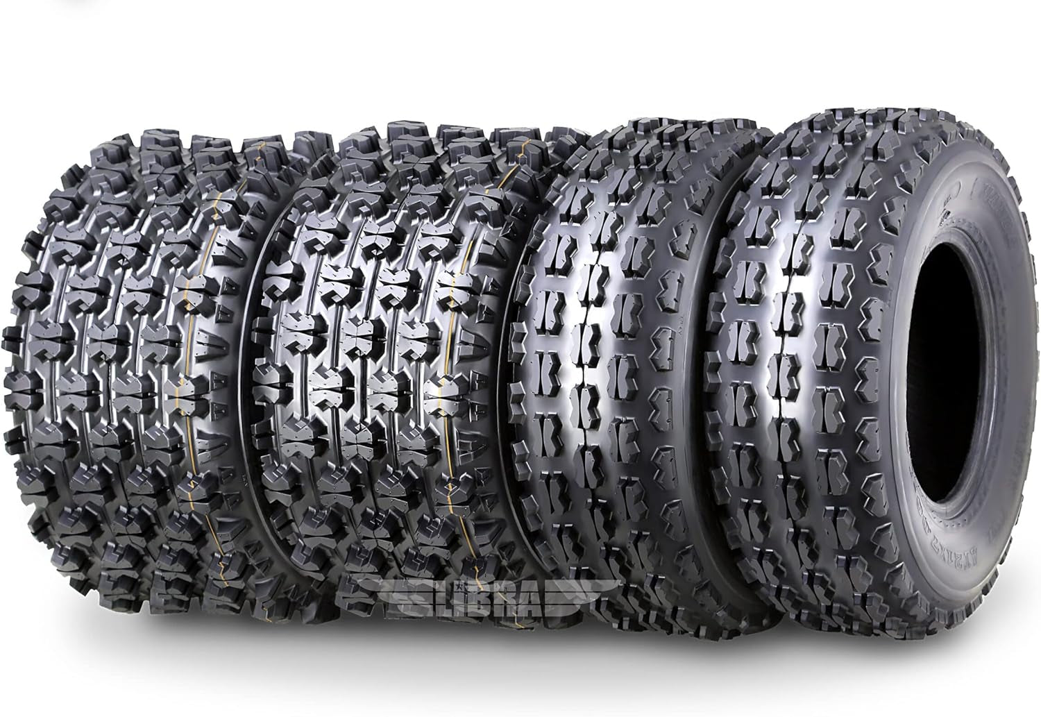 Set of 4 Sport ATV Tires 21X8-9 Front & 22X10-10 Rear /4PR GNCC Race Tires
