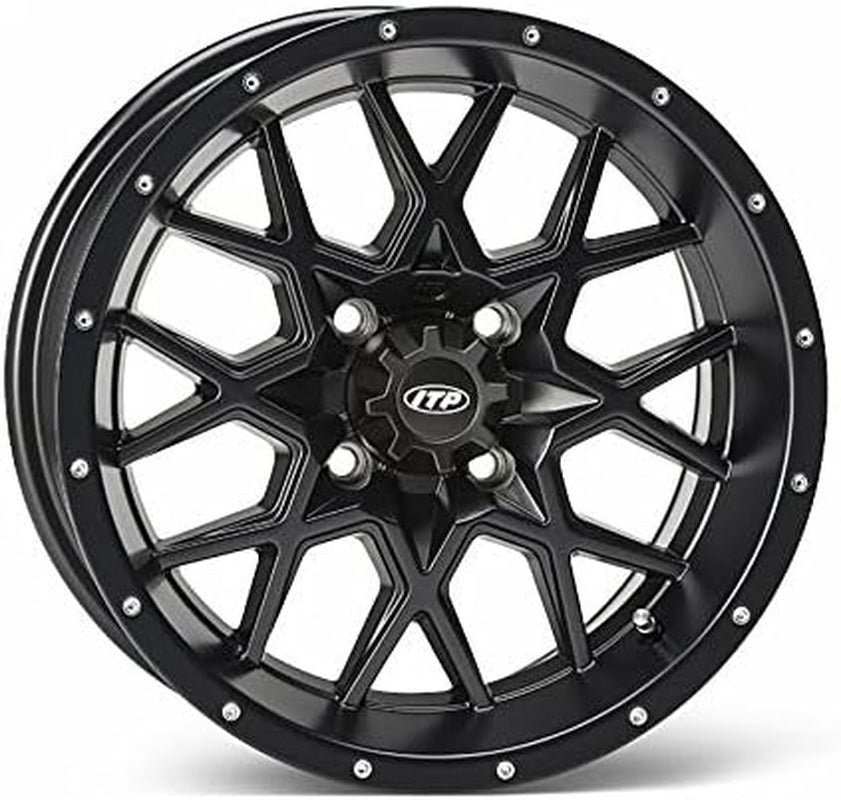 Hurricane ATV Wheels/Rims Matte Black 15" Sportsman 550 850 1000