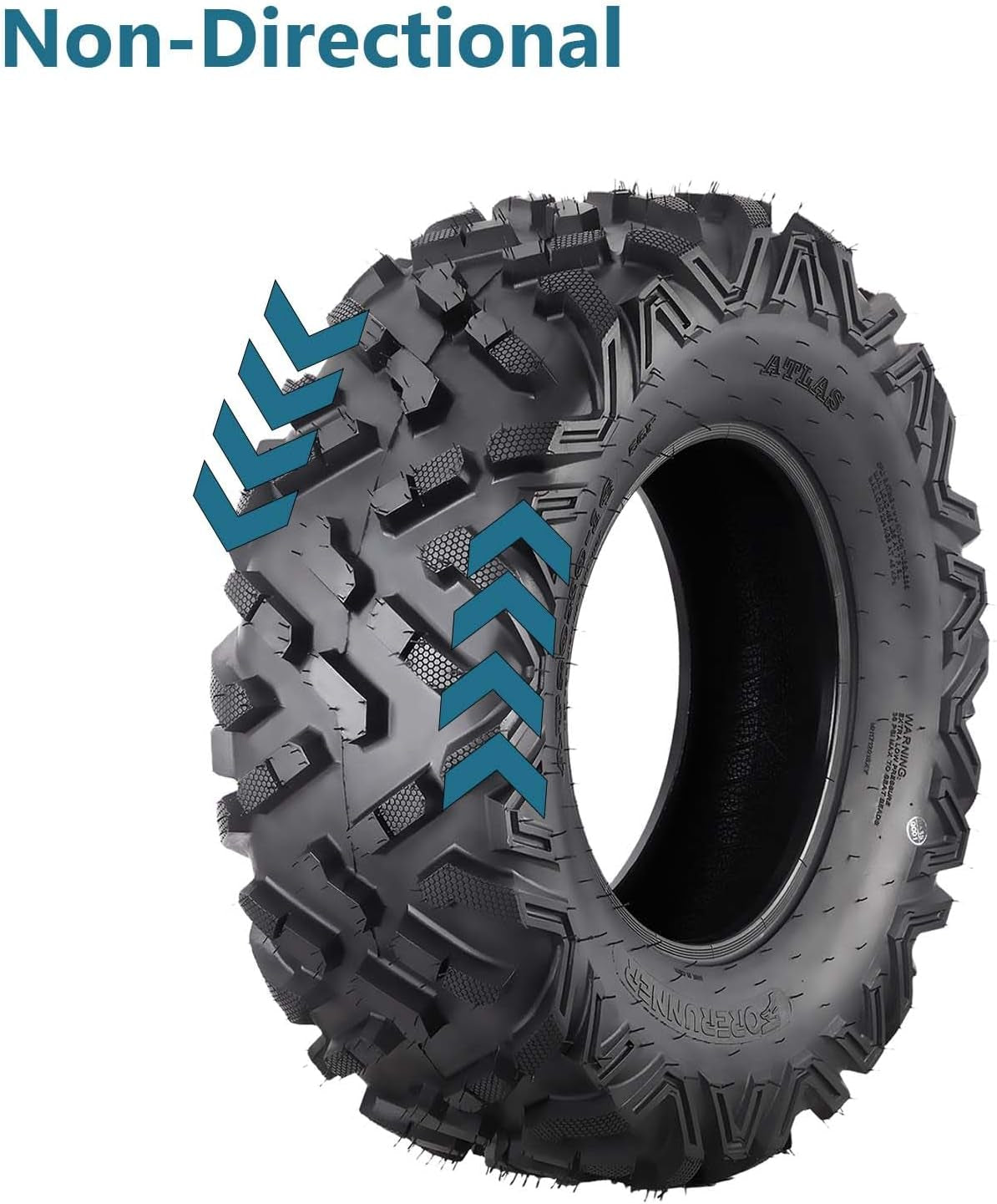 26X11-14 ATV Tire, 6PR, ATV/UTV Tires, All-Terrain Tires, Mud/Trail Tires, Set of 2
