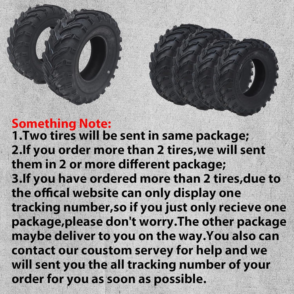 2 Pack of 26X9-12 Atv Tires,6Pr All Terrain Atv Tires 26X9-12 for 4 Wheeler Tires Atv Utv Mud Sand off Road Trail Tire,Not Include Tubeless