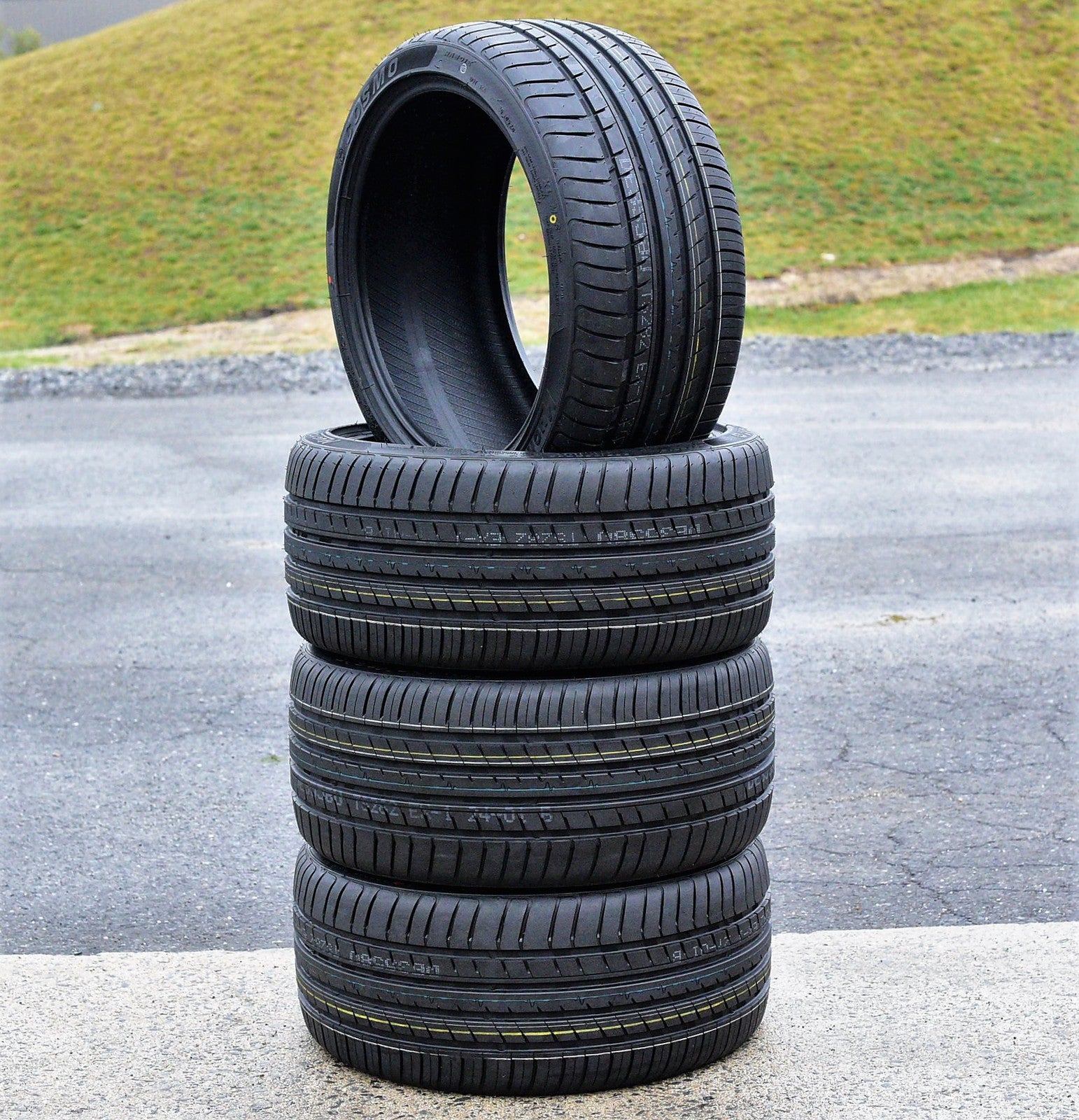 2 New Cosmo Muchomacho 215/40R18 89Y ZR XL High Performance A/S All Season Tires