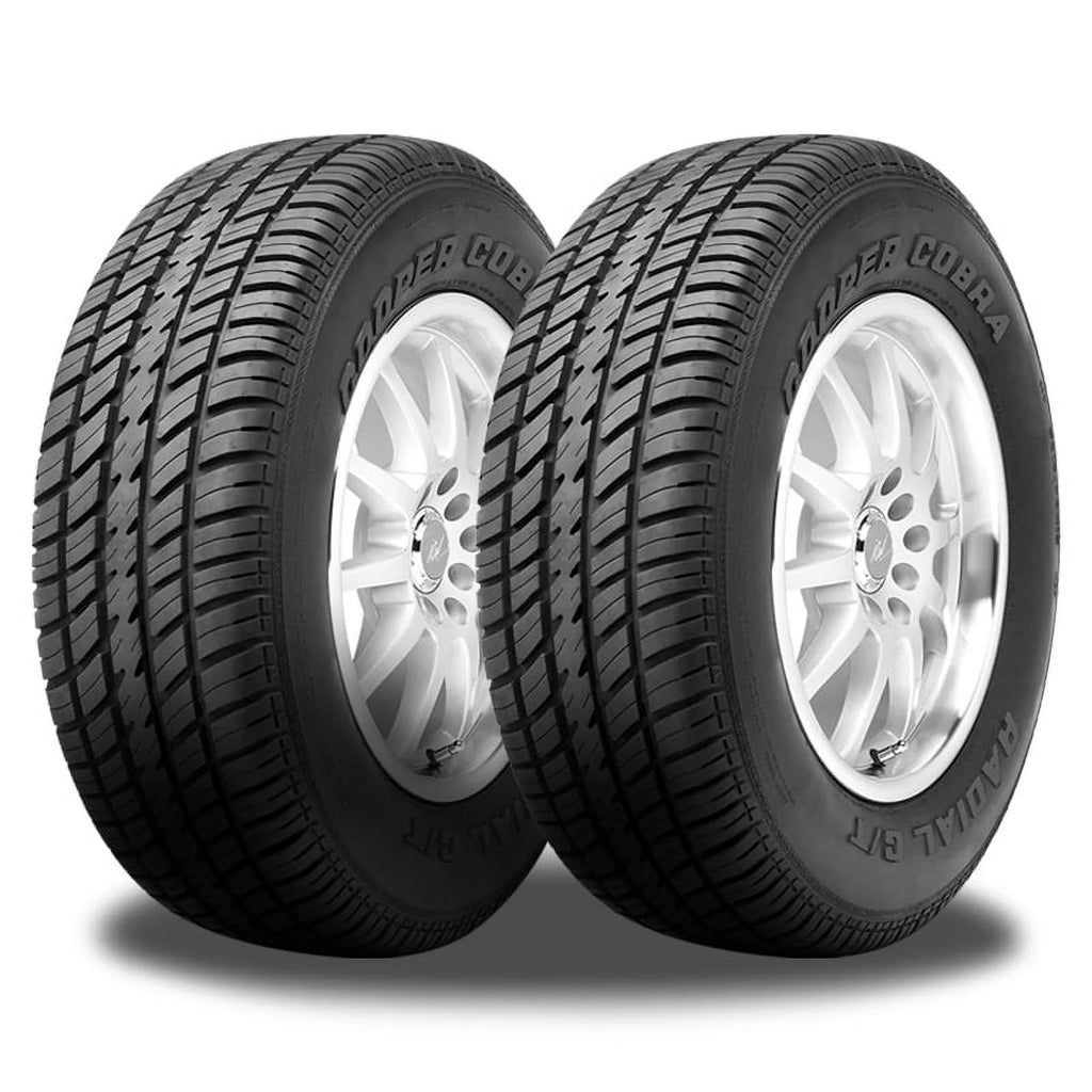 2  Cobra Radial G/T 235/70R15 102T Classic Muscle Car White Letters Tires 160012024 / 235/70/15 / 2357015