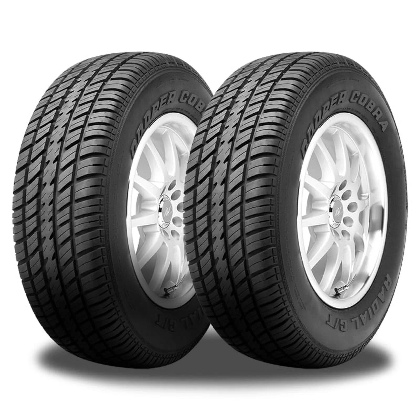 2  Cobra Radial G/T 235/70R15 102T Classic Muscle Car White Letters Tires 160012024 / 235/70/15 / 2357015