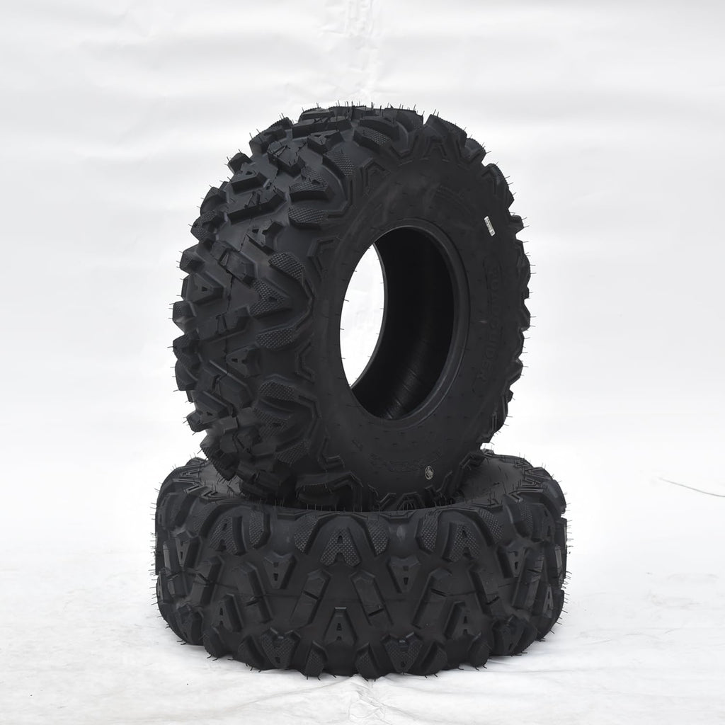28X10-12 ATV Tires, 6PR All Terrain 28X10-12 TL ATV UTV Trail Sand Mud Off-Road Tires (Pack of 2, Tubeless)
