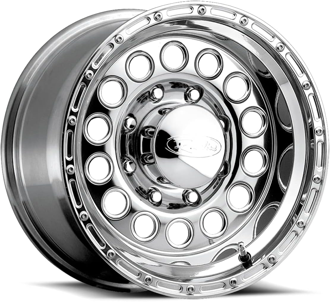 Wheels 887 ROCKCRUSHER Wheel Polished 16X8"5X5.5 Bolt Pattern -20Mm Offset/(3.71"B/S) Aluminum Passenger Car Wheels, Full Size Replacement Chrome Car Rims