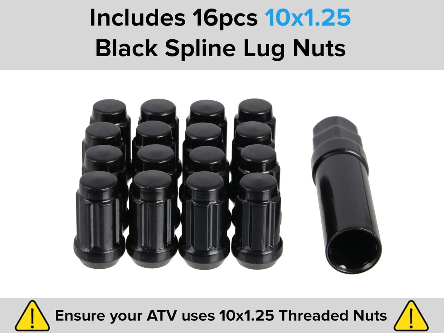 RT102 14In ATV Wheels 4X110 14X7 5+2 Offset, Includes M10X1.25 Lug Nuts, Compatible with Honda Kawasaki Yamaha Rubicon Rincon Brute Force Kodiak Grizzly Rhino IRS 4/110 UTV Rims (Set of 4)